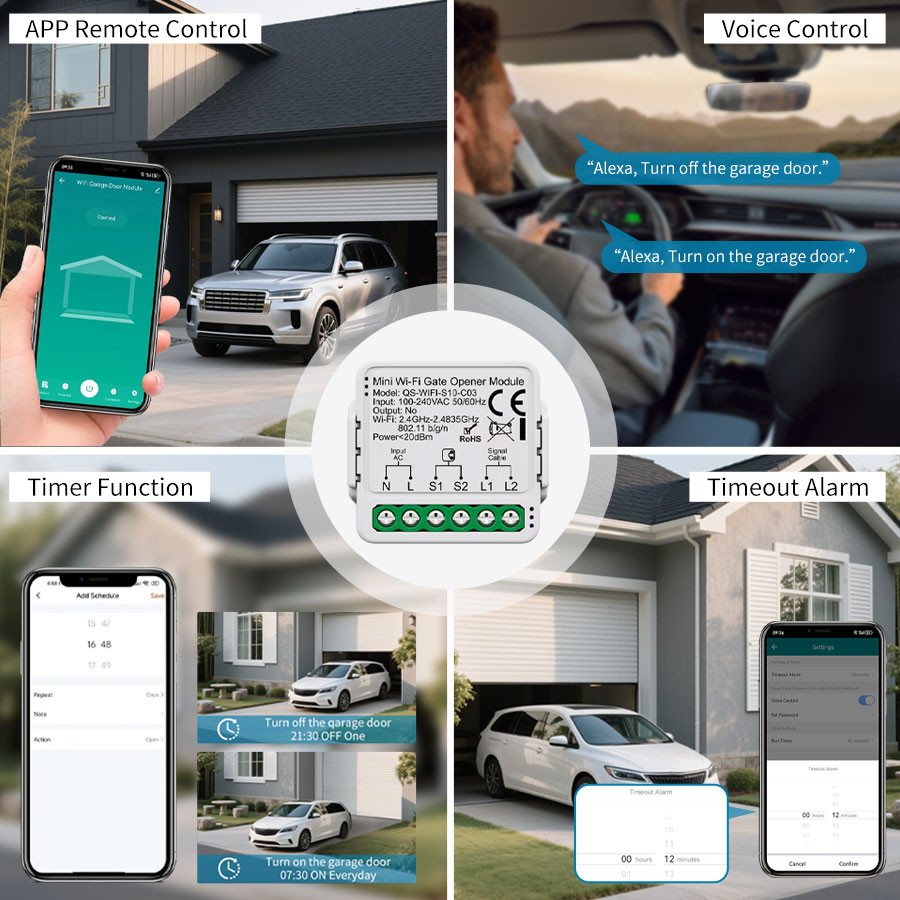 Tuya Akıllı WiFi veya Zigbee G - Heavy Equipment Garage incelemesi ve fiyatı