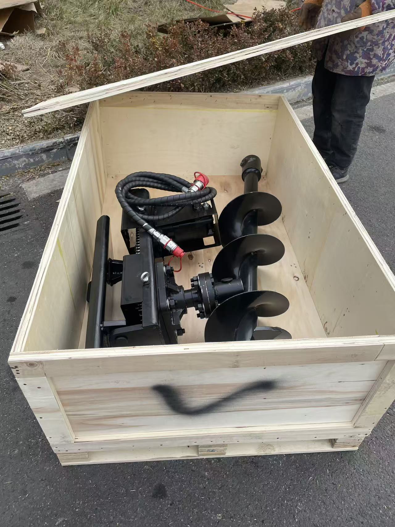 Skid Steer Yükleyici için Hidr - Post Hole Digger incelemesi ve fiyatı